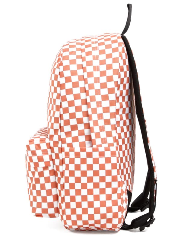 Ungdomsryggsäck Vans Old Skool Check Backpack - carnelian