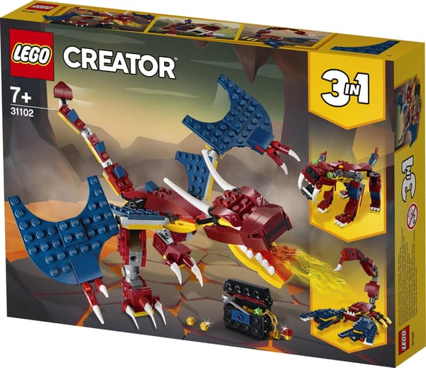 LEGO Creator Tulilohikäärme (31102)