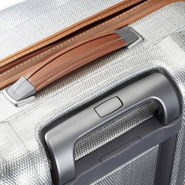 Stor resväska XL Samsonite Lite-Cube DLX - aluminium