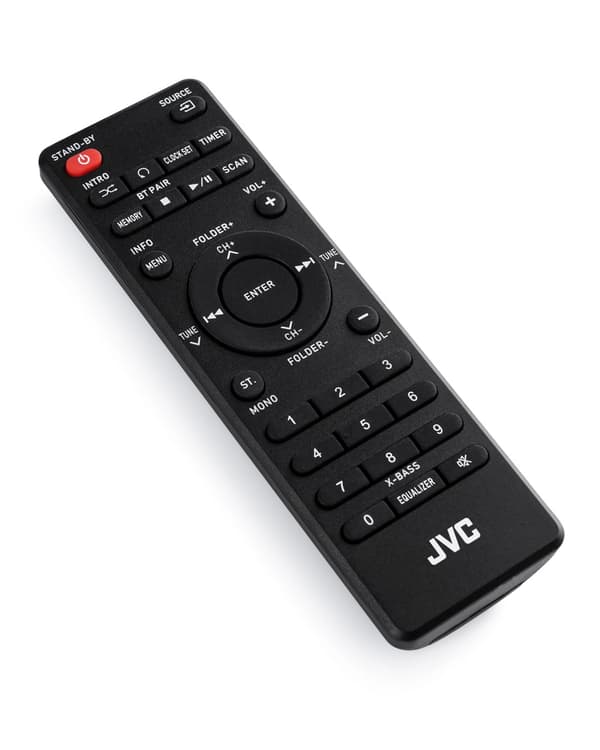 JVC UX-E225B Bluetooth FM-radio sort tårn
