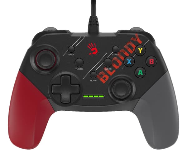 A4tech GP30 Sports Red Controller til PC, PS3, Android, Nintendo Switch Kablet Sort-rød