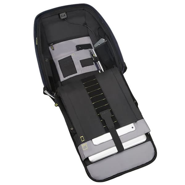 Samsonite Securipak M - varkaudenesto-kannettavan reppu - eclipse blue