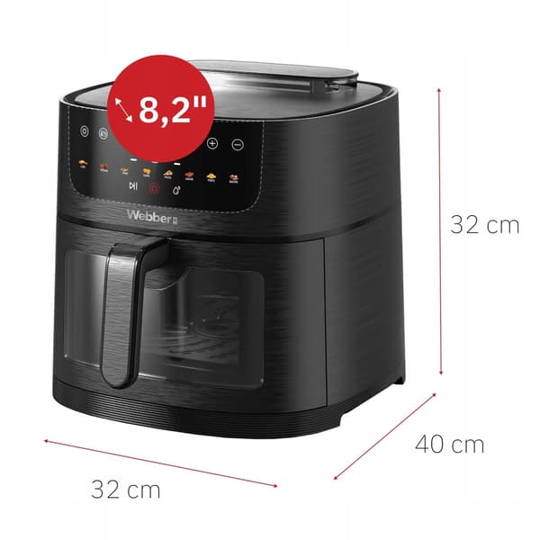 Airfryer Webber AF800 1800W 8l Mobilapp