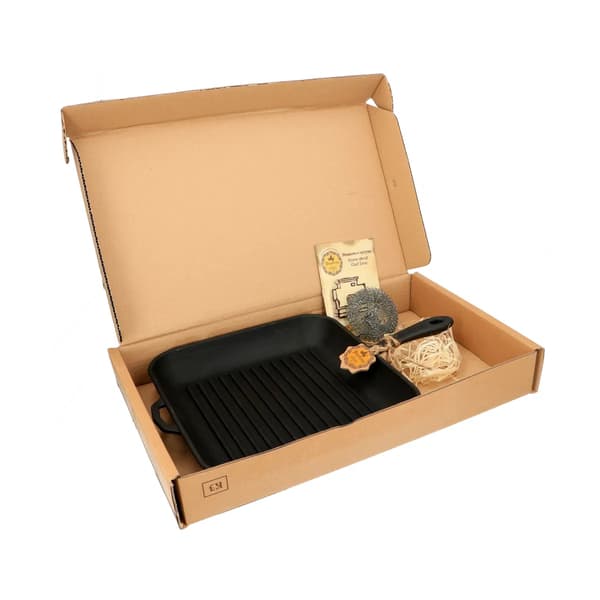 MAYSTERNYA IRON Støbejerns grillpande 28 x 28 cm