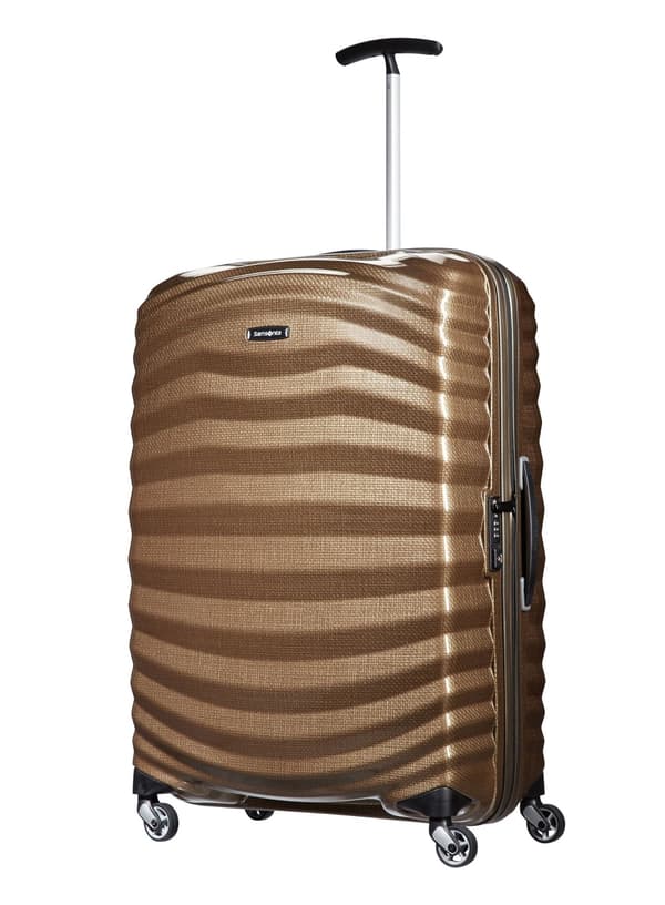 Stor resväska 98,5 l Samsonite Lite-Shock - sand