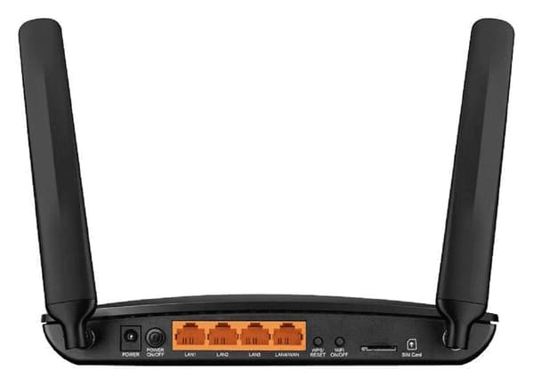 Router TP-LINK TL-MR150 2.4 GHz, SIM-kortplads