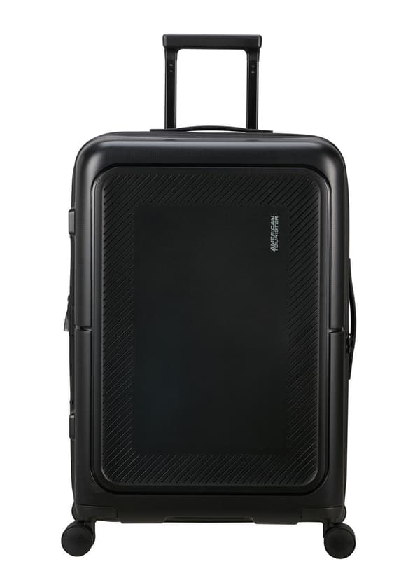 Medium resväska American Tourister DashPop EXP - true black