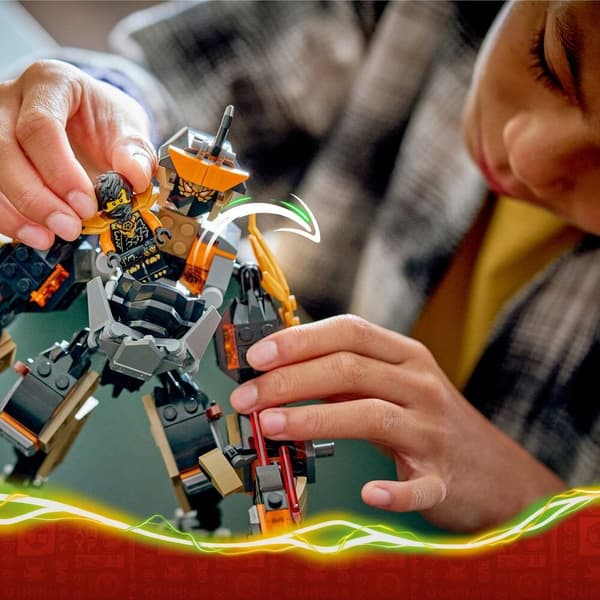 LEGO 71854 NINJAGO Coles elementar-robot og Zane i drageudrustning