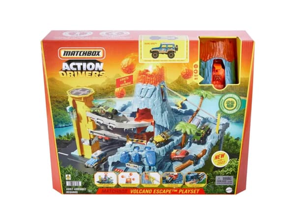 Mattel Matchbox Ægte Eventyr Vulkan