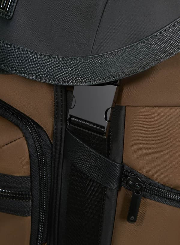 Samsonite Relyon Rygsæk 15,6\" med klap - brun