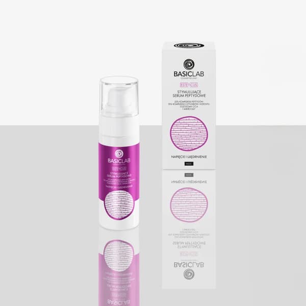 Stimulerende serum med peptider BasicLab Cosmetology Esteticus 30 ml