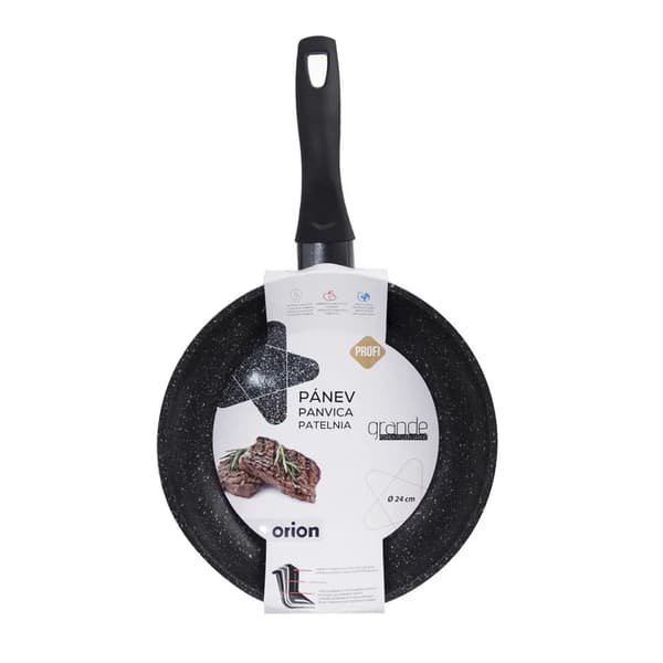 GRANDE ONE sort non-stick granitpande 24 cm