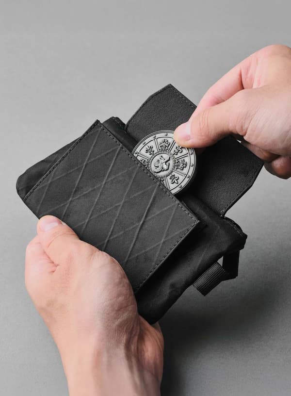 Alpaka Zip Pouch Coin pung - sort