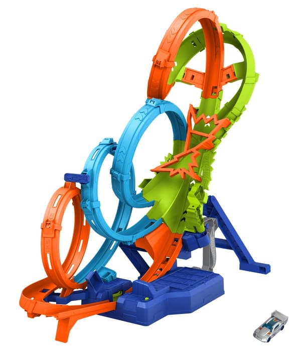 Hot Wheels Action Quadruple Crash Loop HXR70