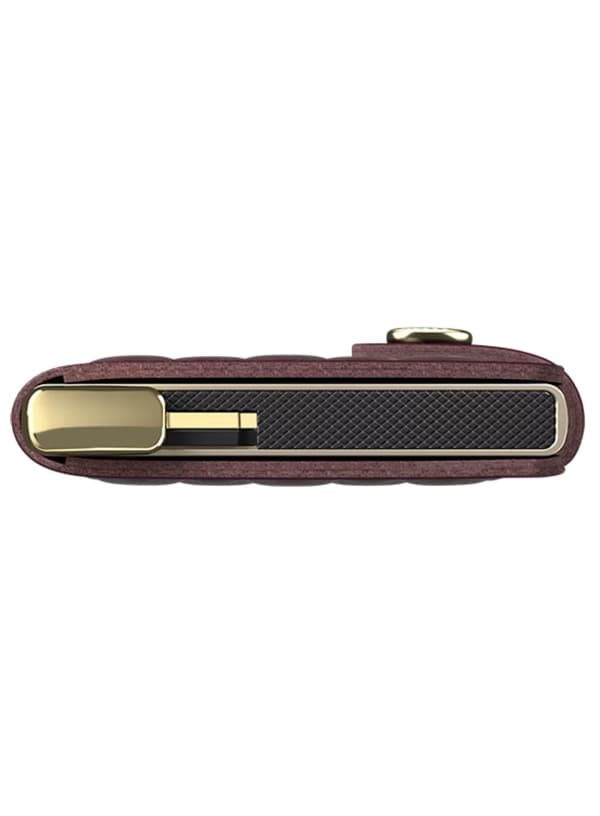 Secrid Premium Miniwallet Emboss Diamond+ RFID-lompakko - bordeaux
