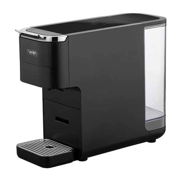 Kaffemaskin Raven EEK001C Svart 3 kaffeadaptrar