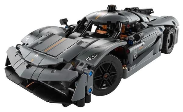 LEGO Technic 42173 Grå hyperbil Koenigsegg Jesko Absolut