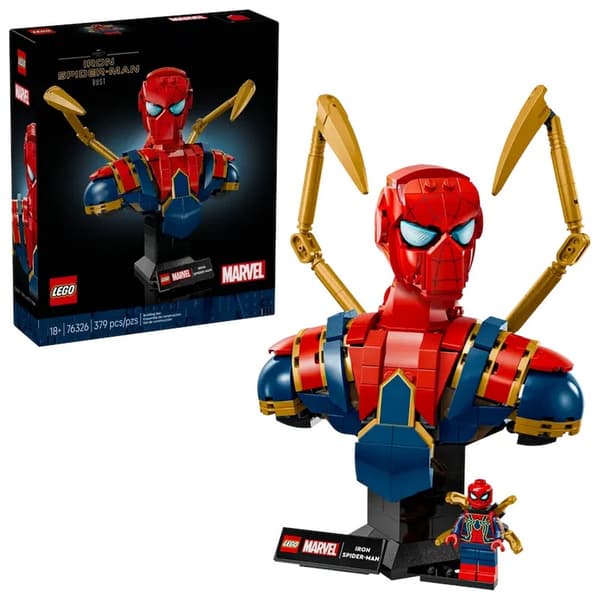 LEGO Marvel 76326 Iron Spider-Man Byst