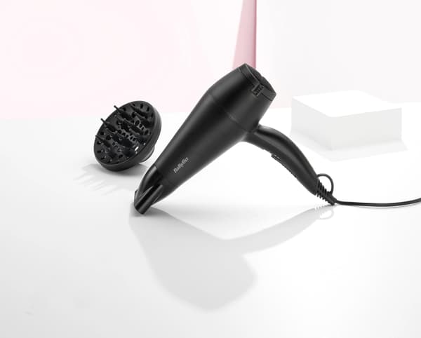 BaByliss D215DE Hårtørrer Diffuser Kold luft 2200W 2 hastigheder 2 temperaturer