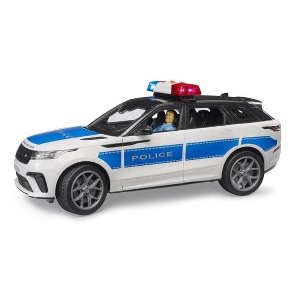 BRUDER Fordons Range Rover Velar polis med figur