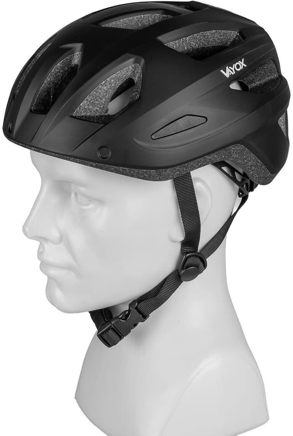 VAYOX Active VA0424BMM mustakypärä MTB valolla (koko M)
