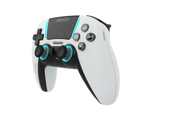 Yaxo Mantis Rage-kontroll för PS5, PC Alpine White
