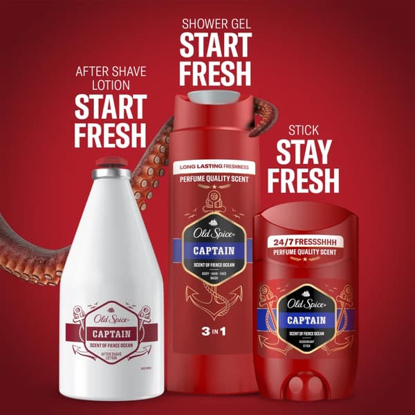 Gavesæt til mænd Old Spice Captain Tin Box