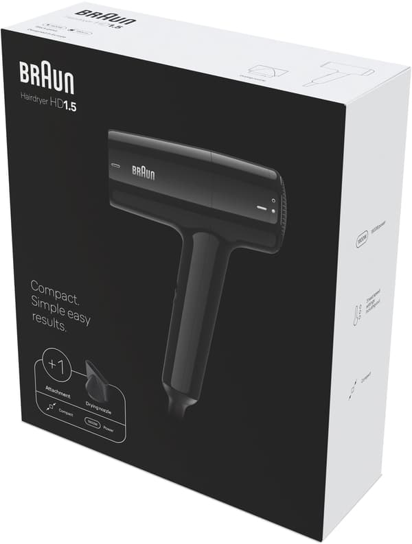 Hårtørrer BRAUN HD150E 1800W