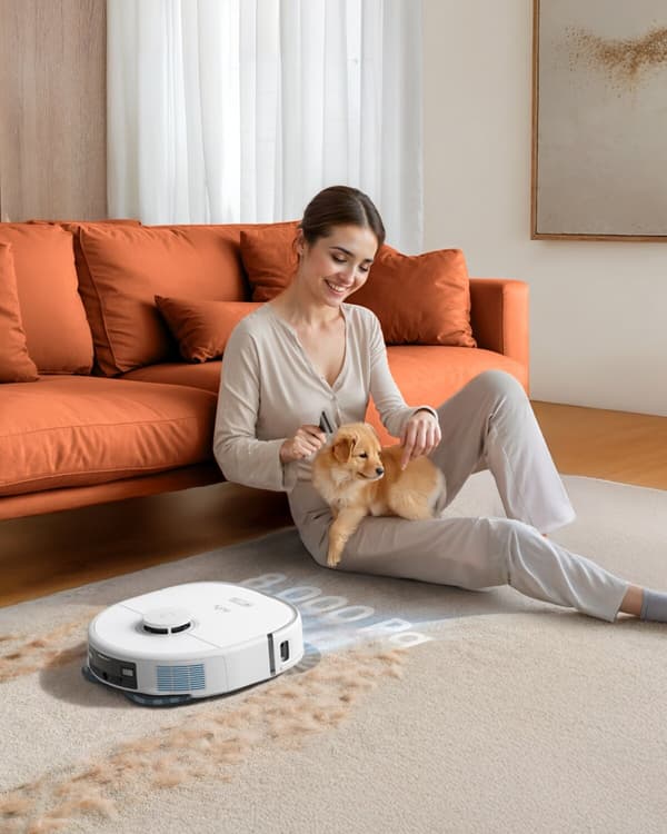 Robotdammsugare EUFY X10 Pro Omni Vit