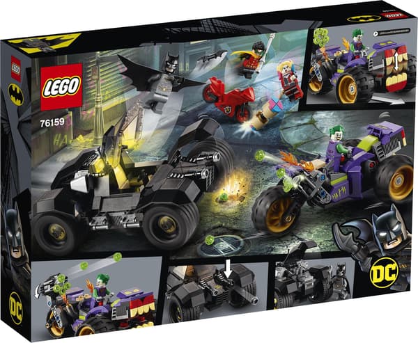 LEGO DC Jokerns trehjuling (76159)