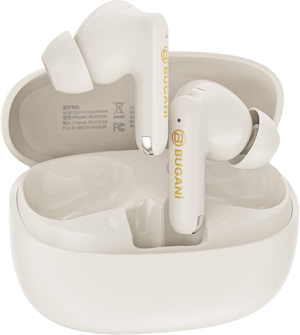 BUGANI Freebuds B20 ANC In-ear hörlurar Kräm