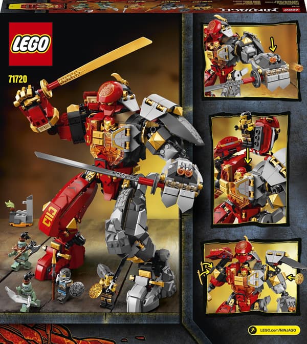 LEGO Ninjago Ild- og stenrobot 71720