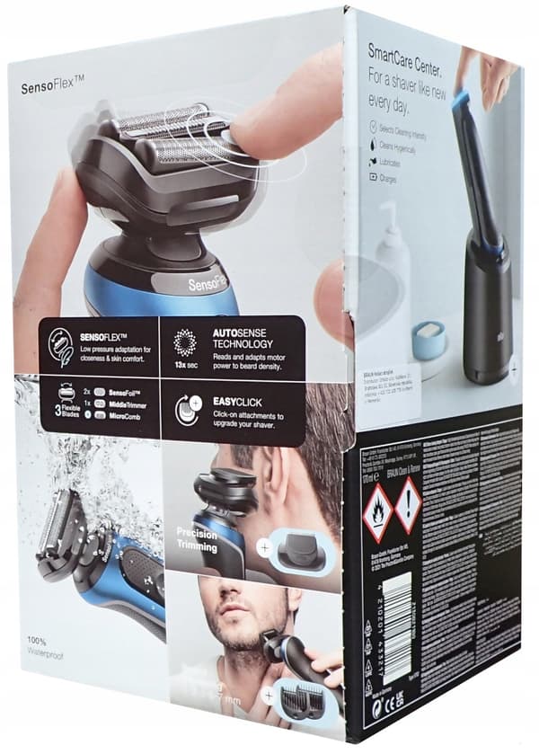 Braun 61-B7500cc Herrebarbermaskine + Base