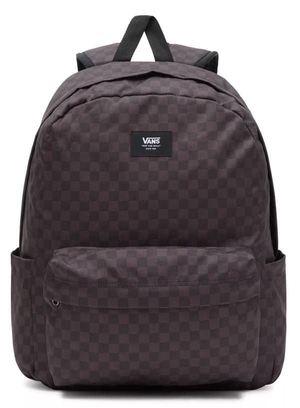 Vans Old Skool Check Backpack til unge - sort / koksgrå