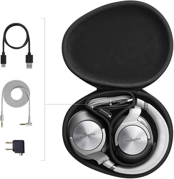 Technics EAH-A800E-S Trådløse Hovedtelefoner Over-ear Bluetooth 5.2