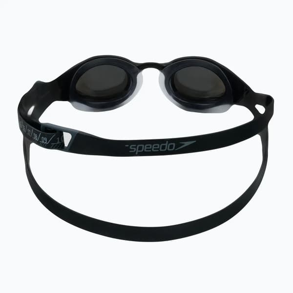 Speedo Fastskin Hyper Elite Mirror -uimalasit musta/oksidiharmaa/kromi