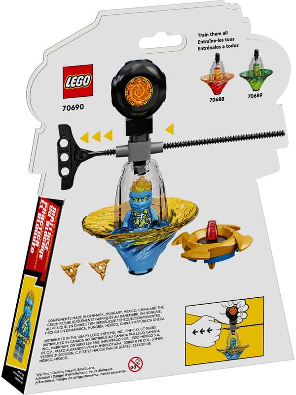 LEGO NINJAGO Jay's Spinjitzu-krigertræning 70690
