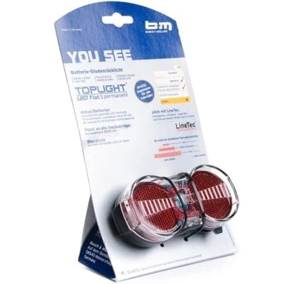 Cykeludstyr baglygte Busch & Muller Toplight Flat S Plus