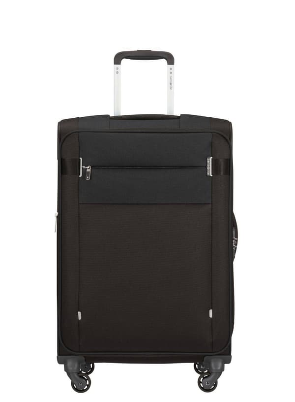 Samsonite CityBeat udvidelig mellemstor kuffert - sort