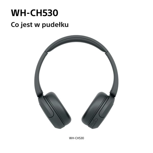 Sony WH-CH530 Trådløse On-Ear Bluetooth 6.0 Hovedtelefoner Sort