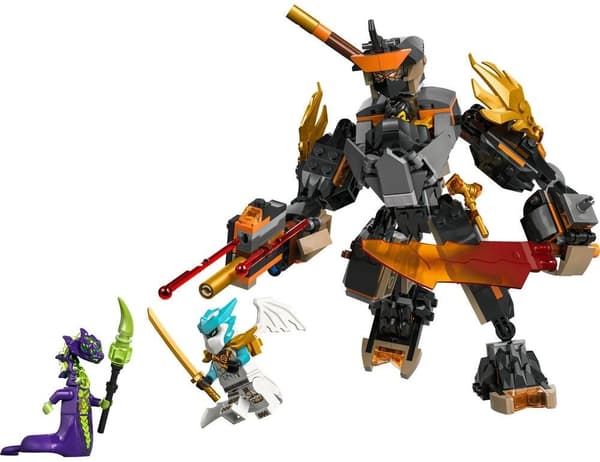 LEGO 71854 NINJAGO Coles elementar-robot og Zane i drageudrustning