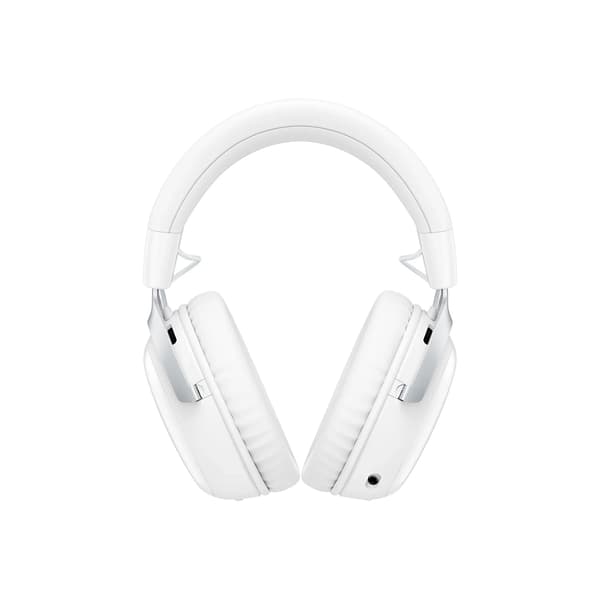 HyperX Cloud III S trådløse hovedtelefoner med mikrofon, over-ear, hvid