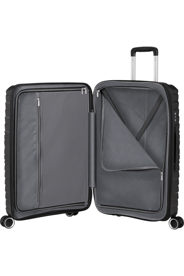 Flytwist 67cm Mellanstor Resväska - Shadow Black