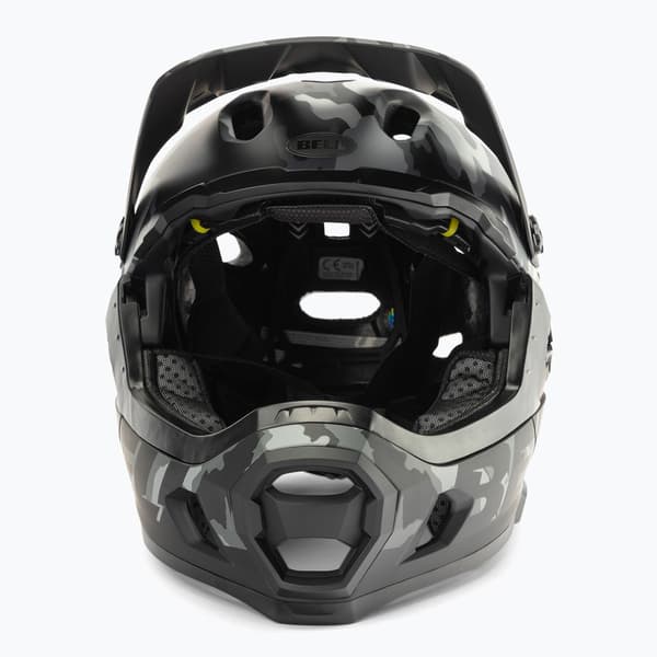 Bell FF Super DH MIPS Spherical mattamusta camo-pyöräilykypärä