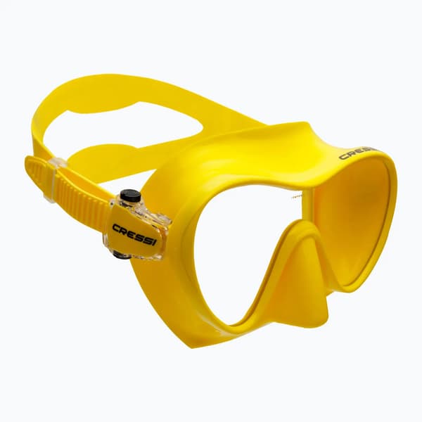 Cressi F1 gul dykmask