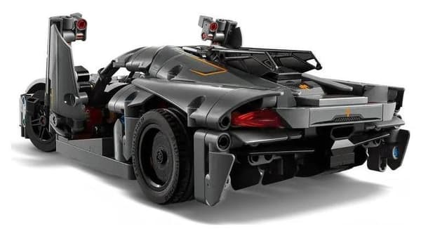 LEGO Technic 42173 Grå hyperbil Koenigsegg Jesko Absolut