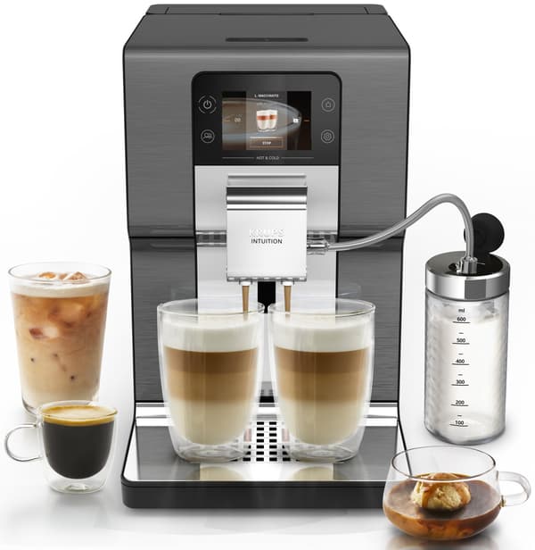 KRUPS Intuition Hot & Cold EA879NE0 Espressomaskin Iskaffe