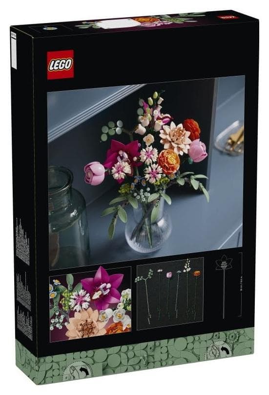 LEGO Botanical Collection 10342 Smuk buket lyserøde blomster