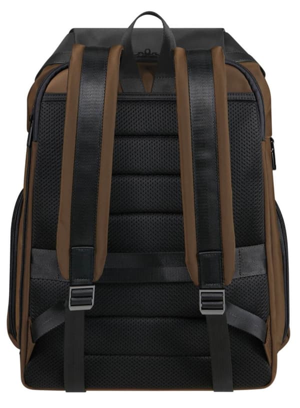 Samsonite Relyon reppu 15,6\" läpällä - ruskea