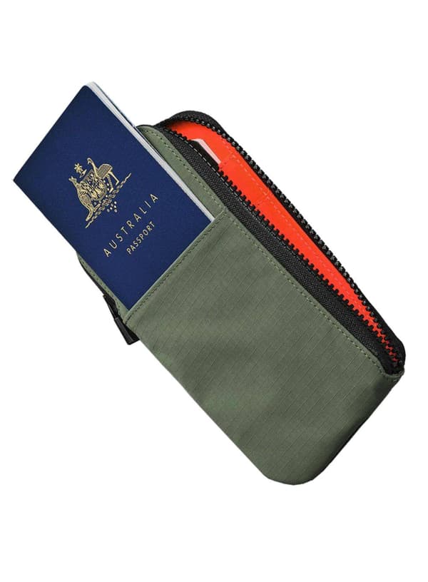 Alpaka Travel Wallet - vihreä